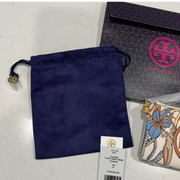 Tory Burch Top Zip Card Case NWT - Picture 5 of 14